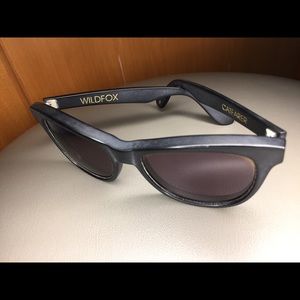 Wildfox Couture Catfarer Black Sunglasses